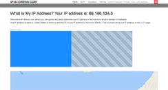 Desktop Screenshot of ip-adress.com