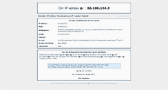 Desktop Screenshot of ip-adress.se