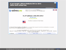Tablet Screenshot of ip-adress.eu
